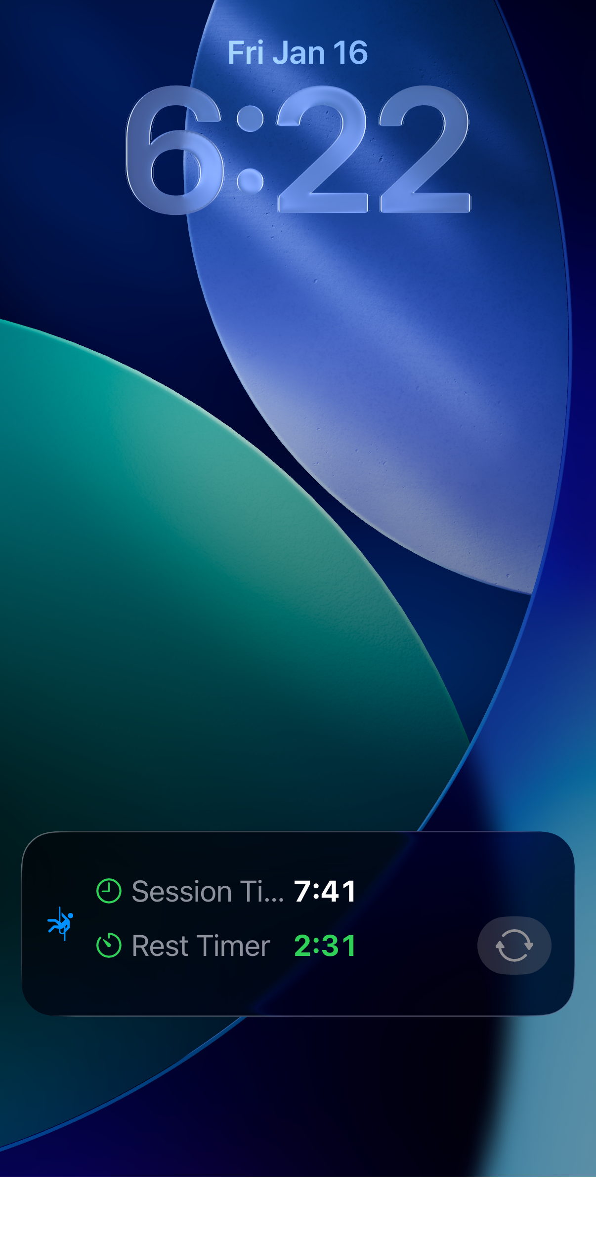 Live activity widget